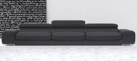 Leather sofa 4 seater Arena