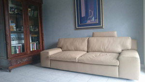 Leather sofa 3 seater Home