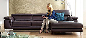 Olga Leather Sofa