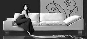 Penelope Leather Sofa 
