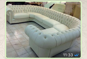 Chesterfield corner sofa