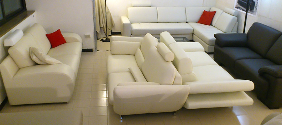 Calia Maddalena Leather Sofas