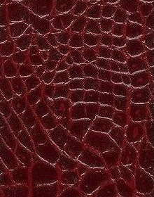 Crocodile Leather colour bordo