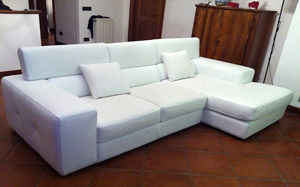 Leather Corner Sofa Amanda