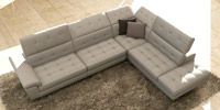 Corner sofa, top view