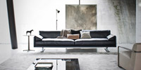 Leather Sofa 3 Seater Big