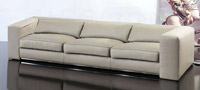 Forma 4 Seater Leather Sofa
