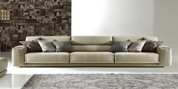 Leather Sofa 4 Seater Grand Hotel