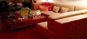 Double Corner Leather Suite Home