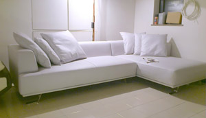 Leather corner sofa Honda