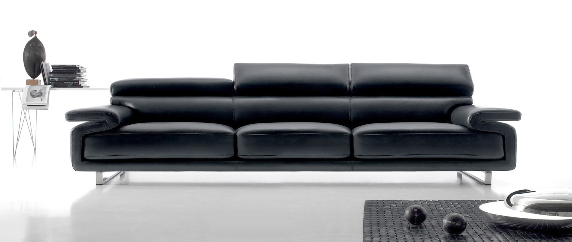 Italian Leather Sofa Polis By Calia Maddalena