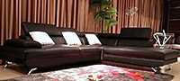Princess Corner of Brown Leather