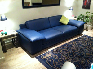 Leather sofa Quattro